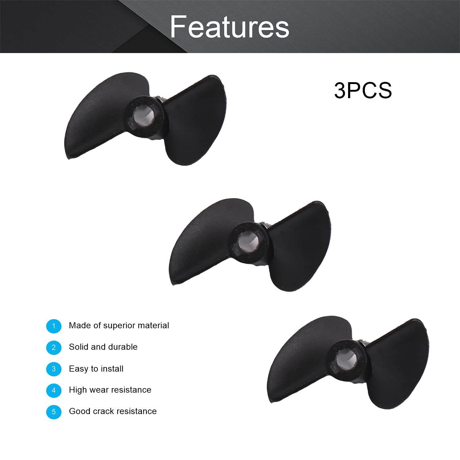 Amazon | Fielect RCボートプロペラ スクリュープロペラ RC飛行機